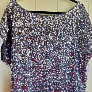 Super Sparkle Copper, Silver and Gold Top #PoshAffiliate